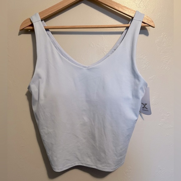 Xersion EverUltra-lite V Neck Longline Bra NWT - Picture 1 of 9
